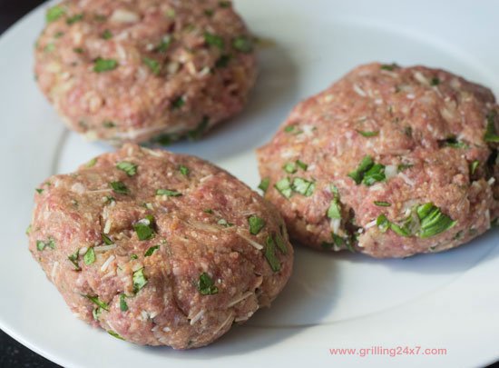 Grilled Meatball Burgers with Pepperoni - Grilling24x7