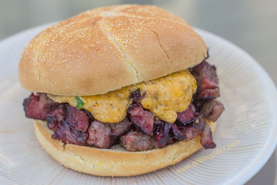 Beef Short Rib Sandwich with Melted Pimento Cheese - Grilling24x7.com