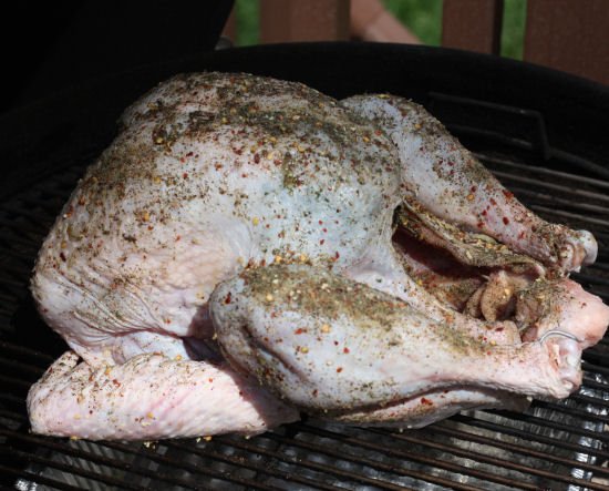 Grilled Butter Injected Turkey